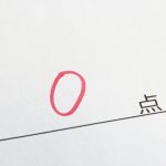 テスト0点