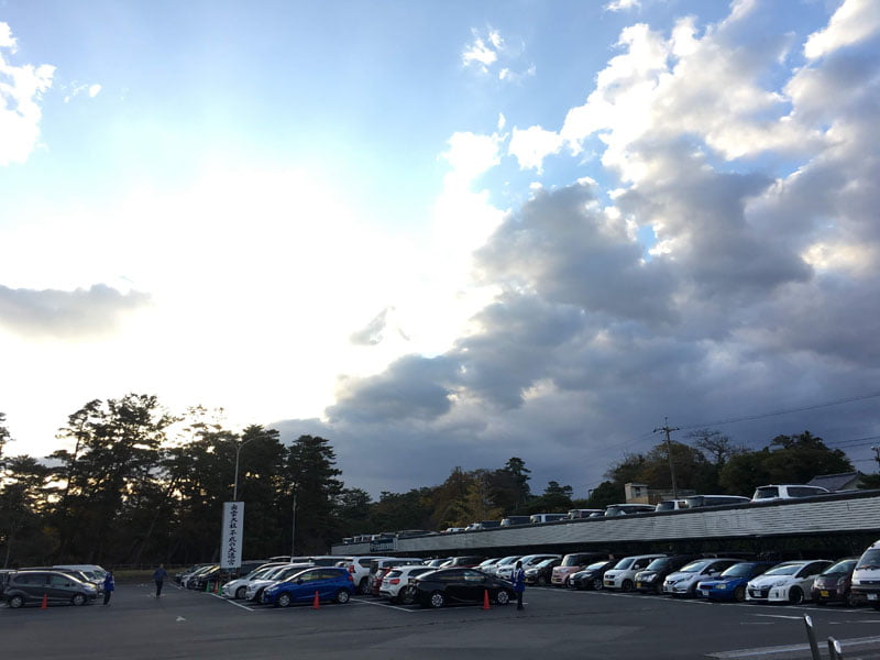 出雲大社外苑駐車場