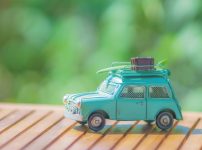 緑の中をドライブ