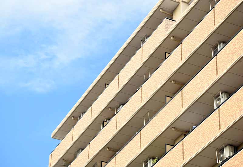 マンションのベランダ